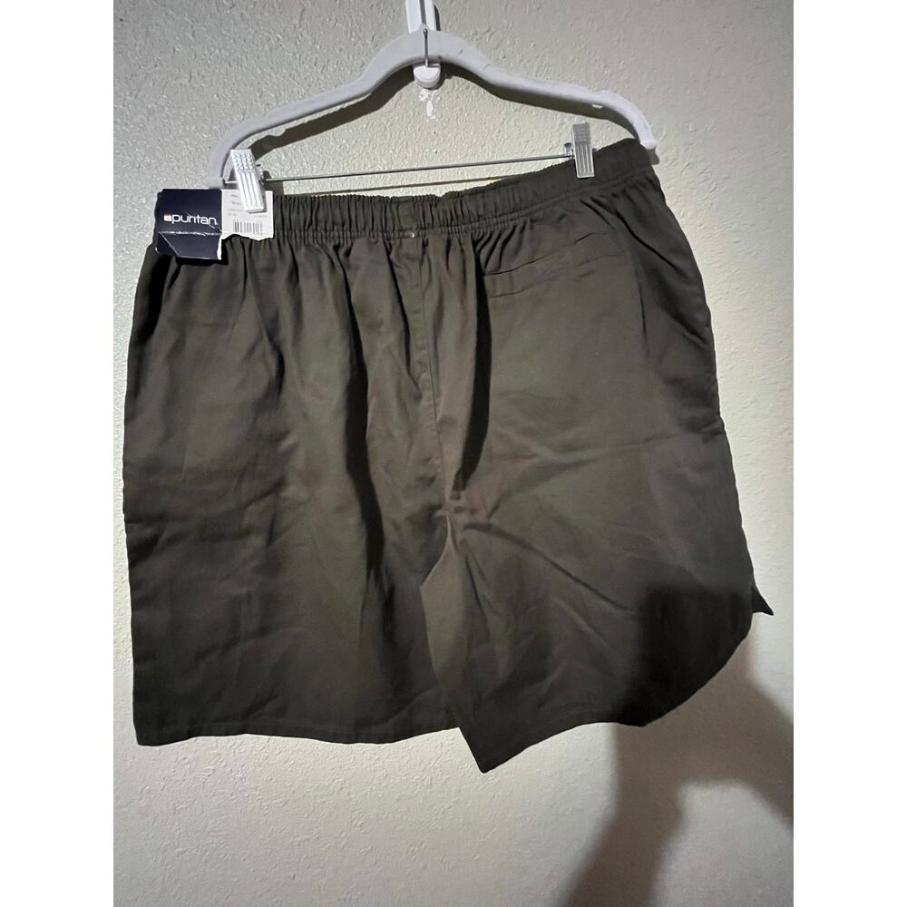 Puritan men’s full elastic waist shorts size XL NWT